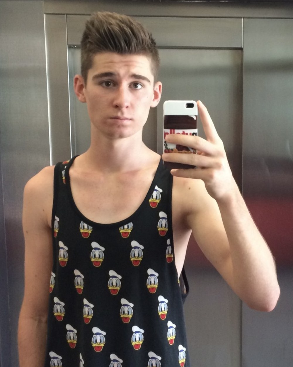 Nathan à ses débuts, adolescent